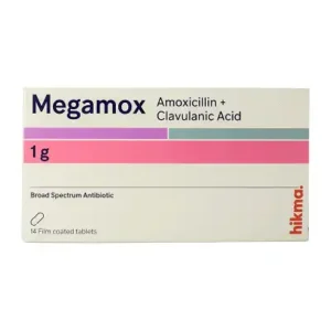 Megamox 1 gm 14 tablets 428705