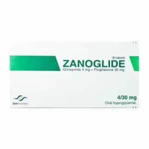Zanoglide 4 mg 30 mg 30 tablets 346700