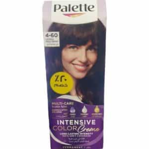 Palette صبغة كريم باليت المركزة للشعر، 4-60 بني وسط لامع 50 مل