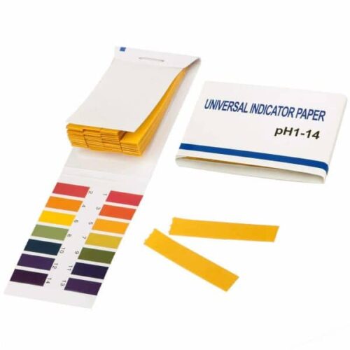 Yellow litmus paper ph 1 14 80 strips
