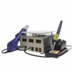 Kada 9803d plus 3in1 touch lcd glass screen digital separator hot air soldering iron 9803d smd rework station in pakistan