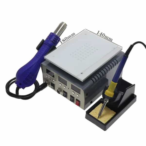Kada 9803d plus lcd touch screen separator machine hot air station soldering iron station 3 in 1 rework station tool in pakistan 1