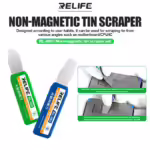 Relife rl 089 multi slope non magnetic tin scraper set for scraping tin on motherboard cpu