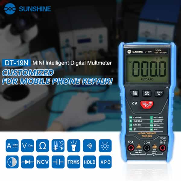 Sunshine dt 19n mini smart digitial multimeter 1587472069863 0