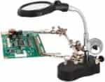 Led magnifying soldering iron stand mg 16129 helping hand clip original imaevhf5ezbzs9xr