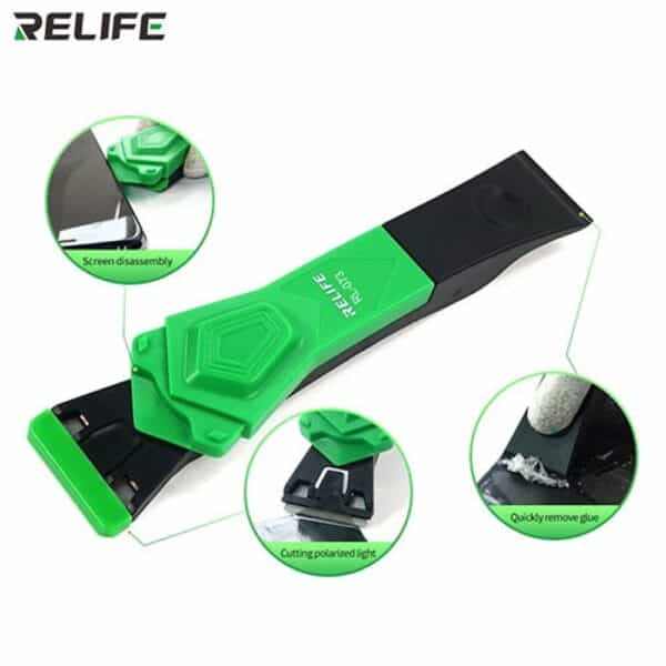 Relife rl 073 multi purpose tool for shoveling glue suitable for screen oca glue and frame glue