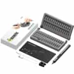 Stirlingkit model engine tool led mini electric screwdriver diy tools set precision screwdriver kit 4