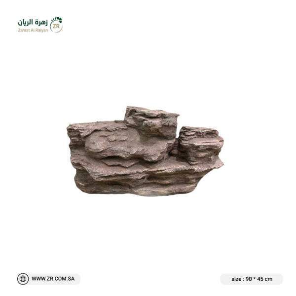 حجر اسمنتي مشابه للطبيعة