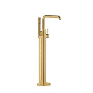 Mahgoub floor standing bath shower mixer grohe essence handmixer with body and shower hand kit gold 25248gl1+45984001