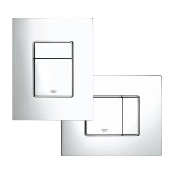 The grohe skate cosmopolitan dual button flush…